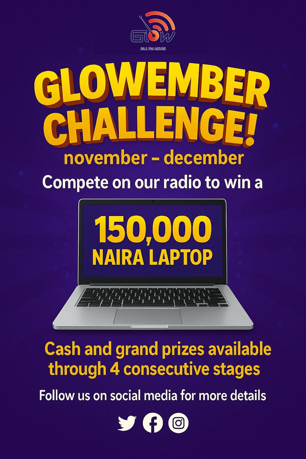 Glow FM Ember Challenge flyer